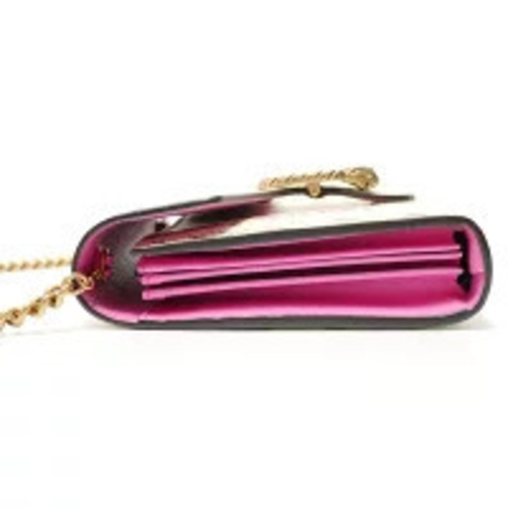 Gucci Multicolor Chain Leather Bag Flower Dionysus Shoulder Black